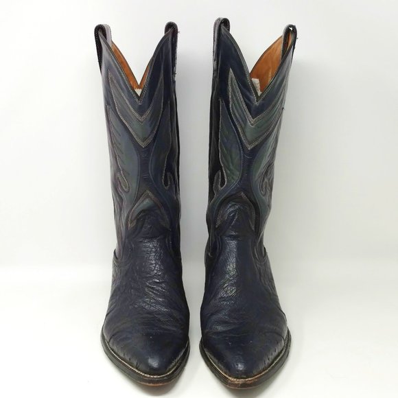 Montana Other - Montana Western Cowboy Ostrich Boots SCD 10 Mens